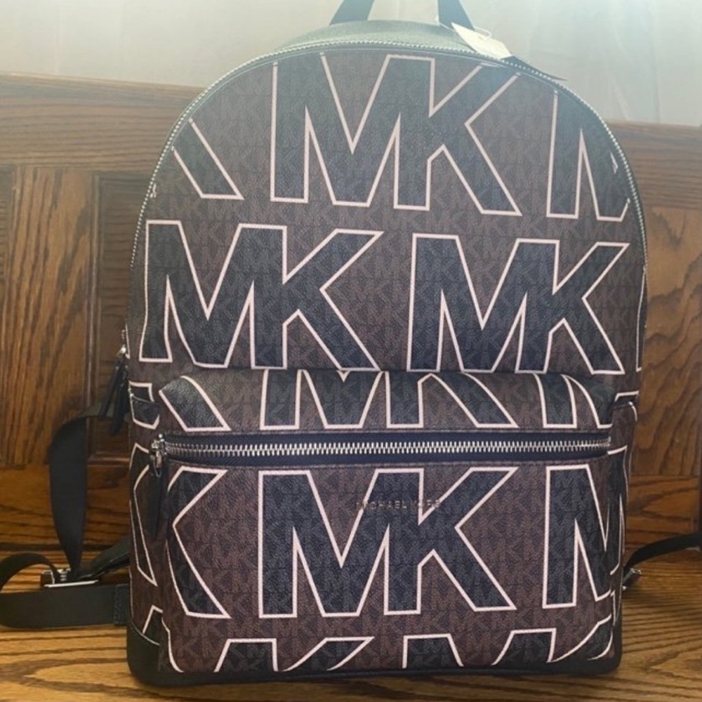 Michael Kors Cooper Large Graphic Logo Backpack Bag - Picture 9 of 10